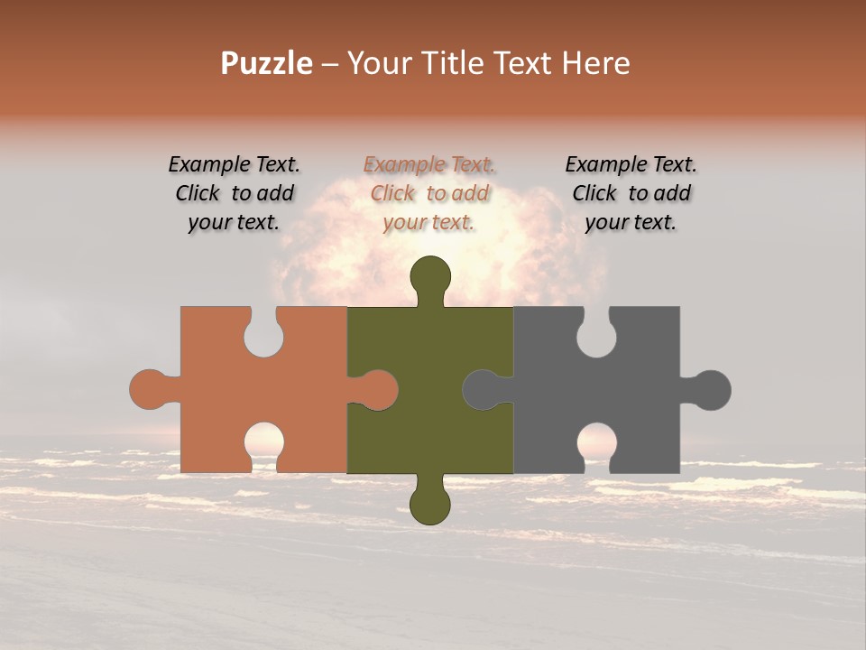 War Ocean Danger PowerPoint Template