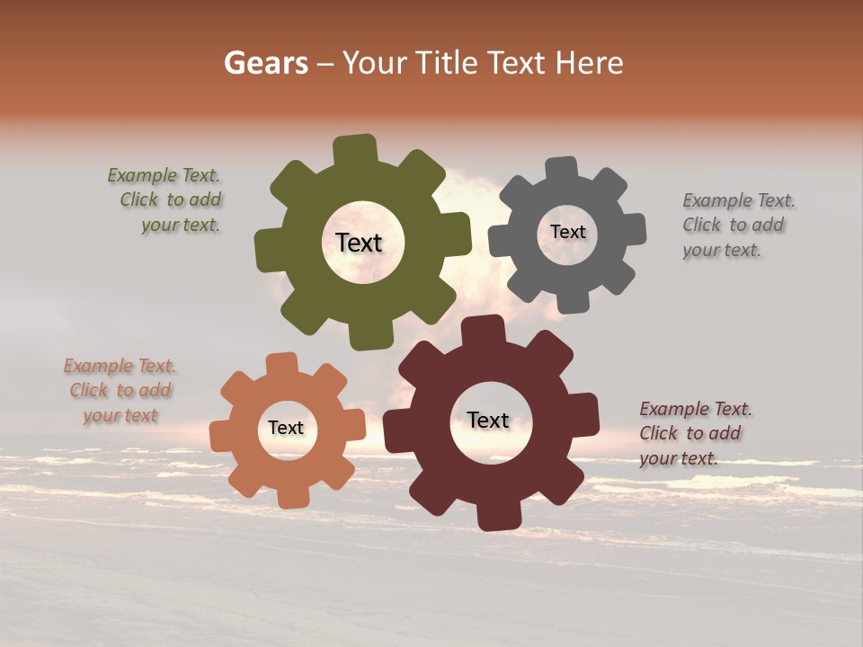 War Ocean Danger PowerPoint Template