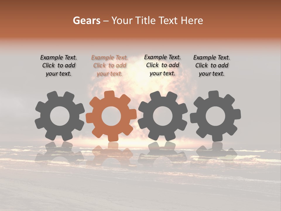 War Ocean Danger PowerPoint Template