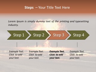 War Ocean Danger PowerPoint Template