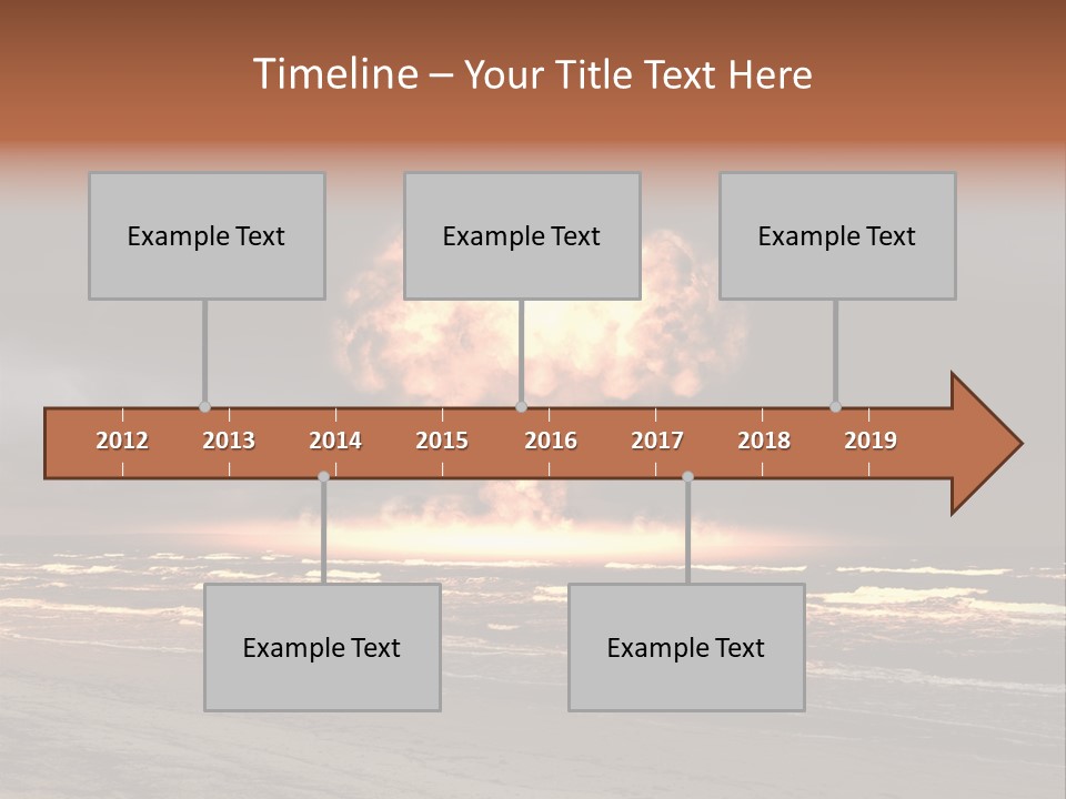 War Ocean Danger PowerPoint Template