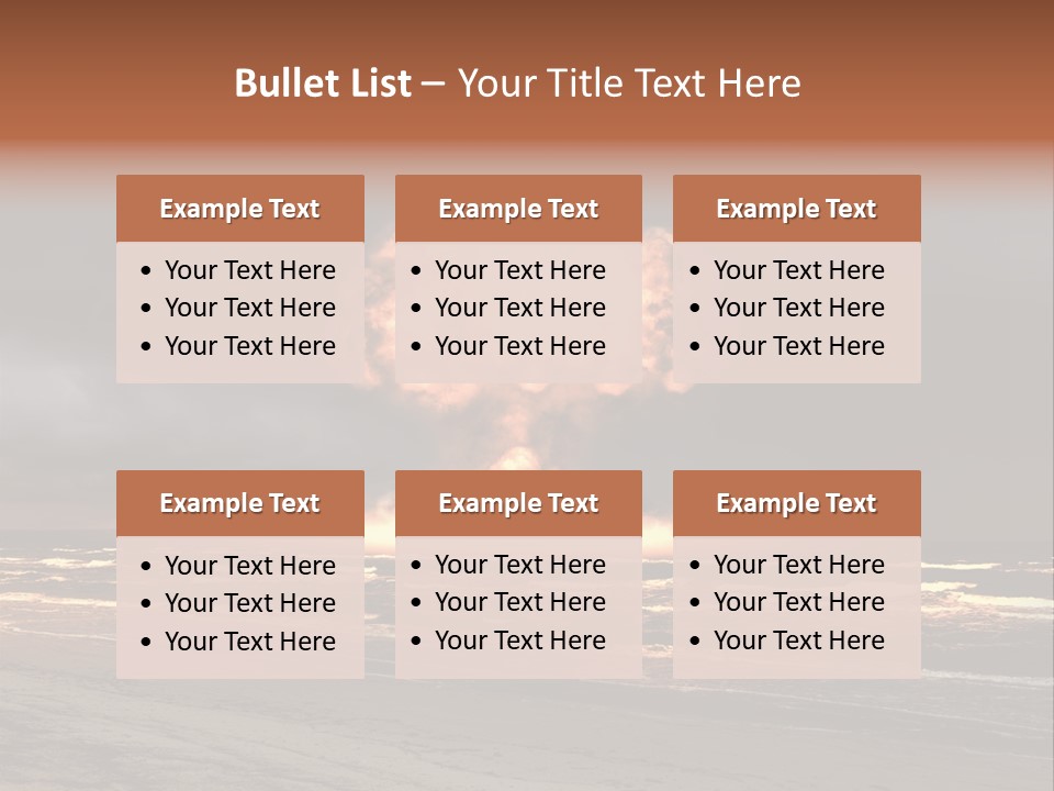 War Ocean Danger PowerPoint Template