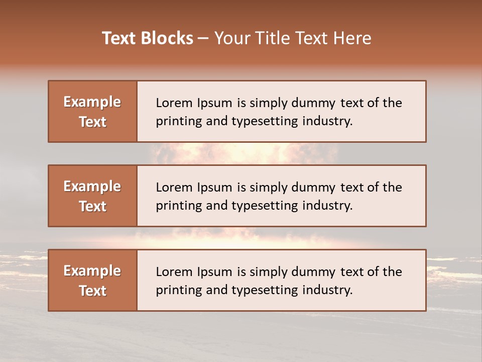 War Ocean Danger PowerPoint Template