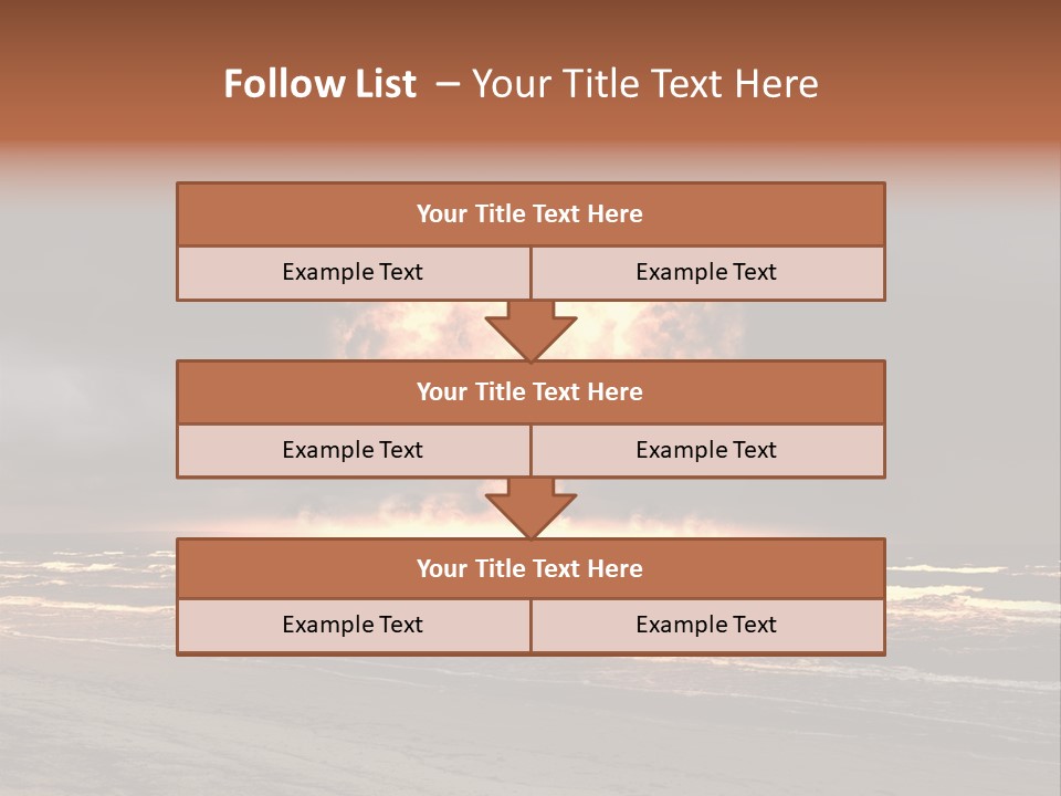 War Ocean Danger PowerPoint Template