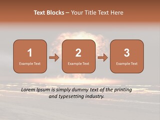 War Ocean Danger PowerPoint Template