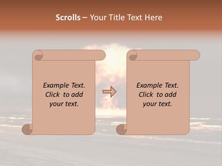 War Ocean Danger PowerPoint Template