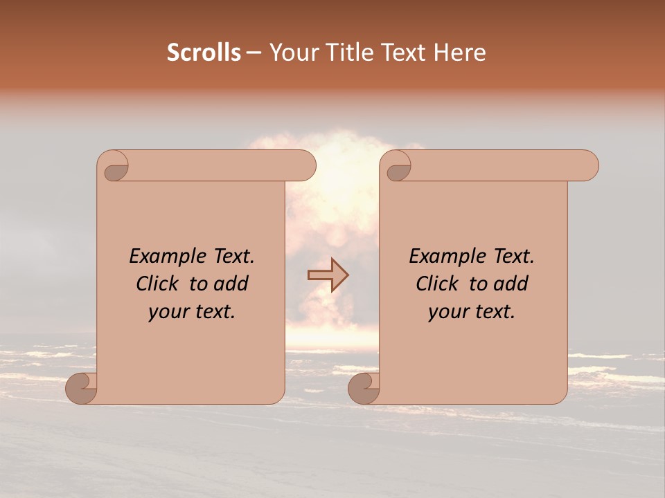 War Ocean Danger PowerPoint Template