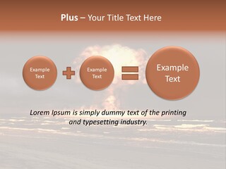 War Ocean Danger PowerPoint Template