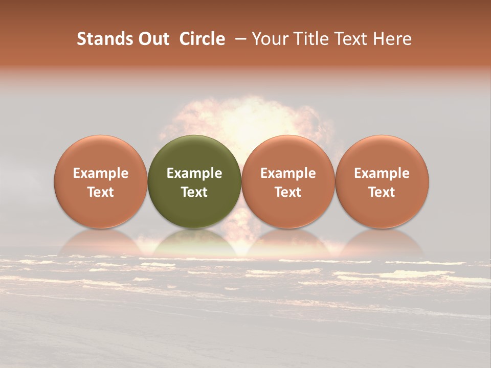 War Ocean Danger PowerPoint Template