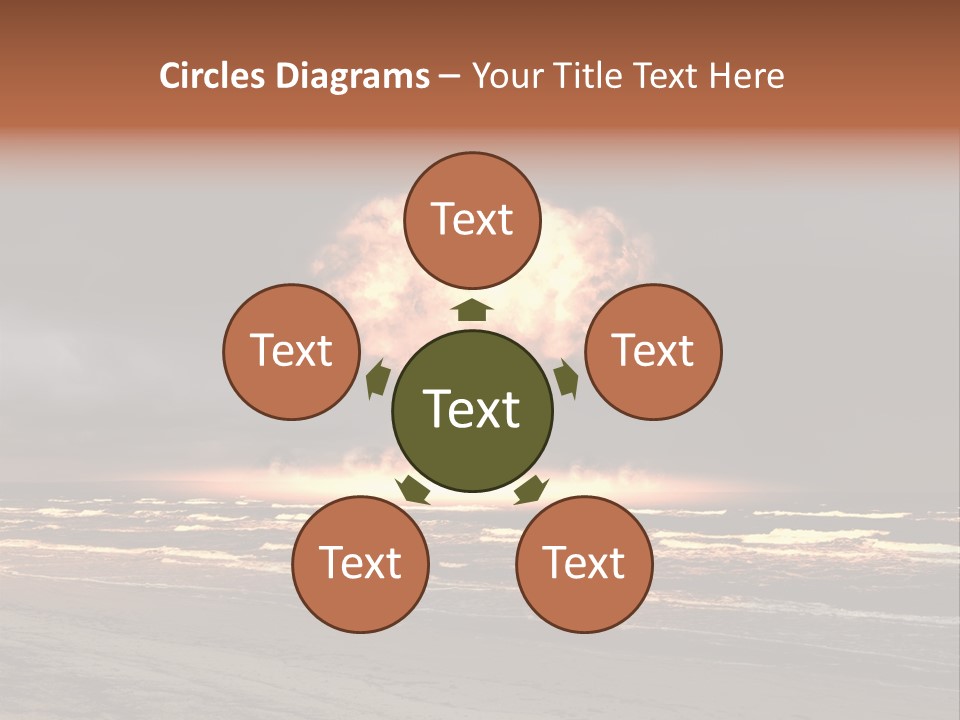 War Ocean Danger PowerPoint Template