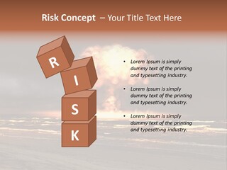War Ocean Danger PowerPoint Template