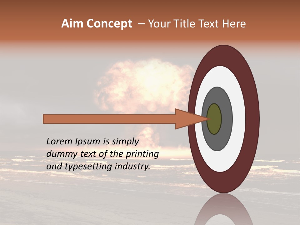 War Ocean Danger PowerPoint Template