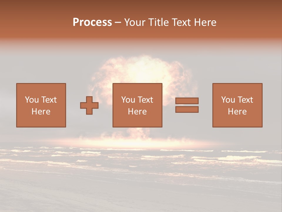 War Ocean Danger PowerPoint Template