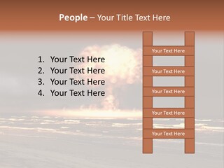 War Ocean Danger PowerPoint Template