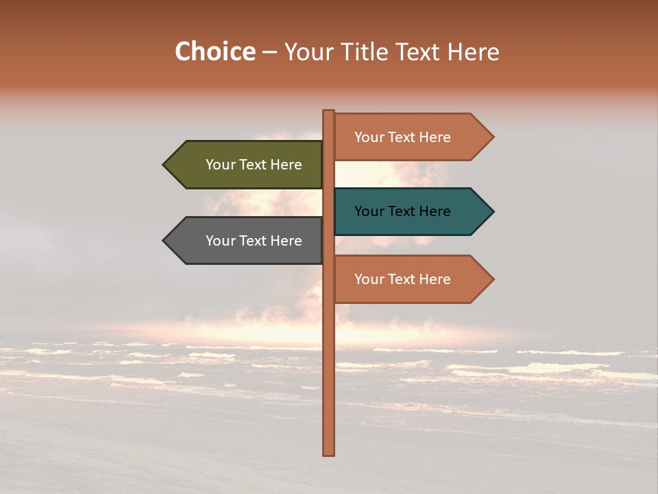 War Ocean Danger PowerPoint Template