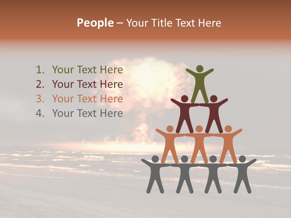 War Ocean Danger PowerPoint Template