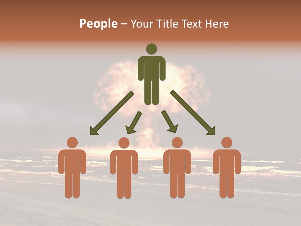 War Ocean Danger PowerPoint Template