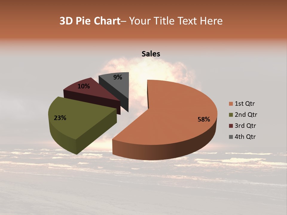 War Ocean Danger PowerPoint Template