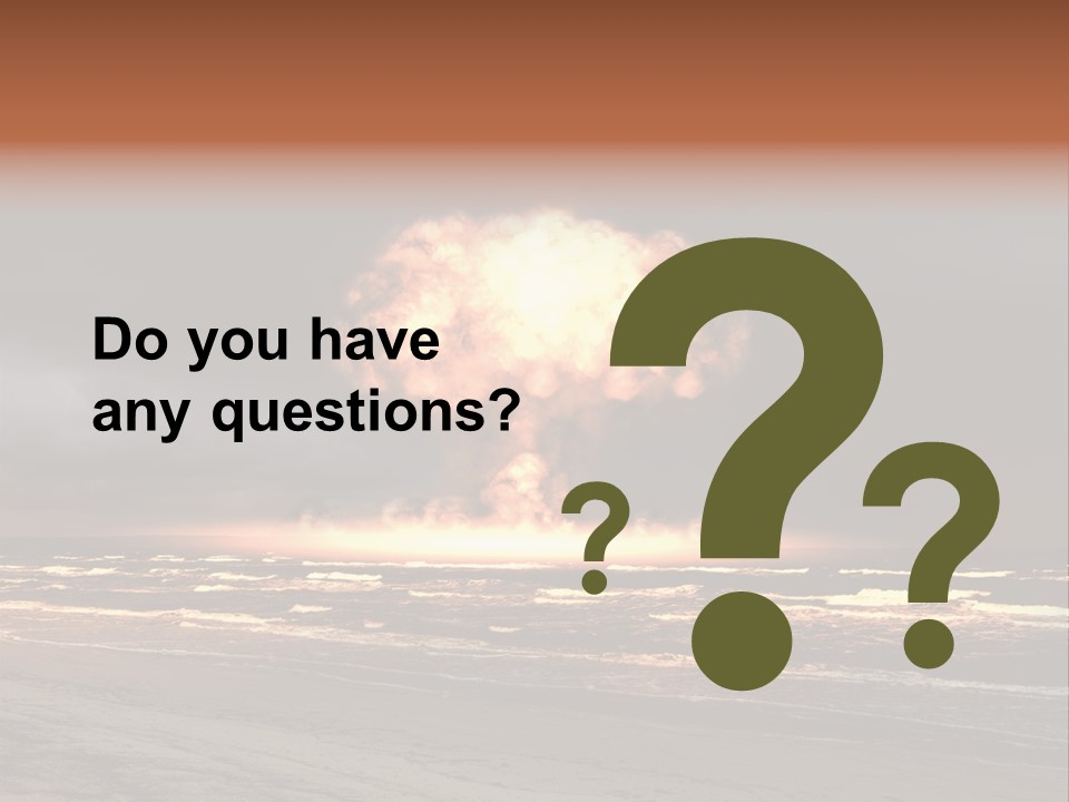 War Ocean Danger PowerPoint Template