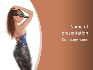 Future Fetish Beauty PowerPoint Template