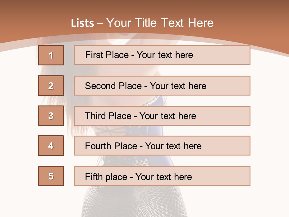 Future Fetish Beauty PowerPoint Template
