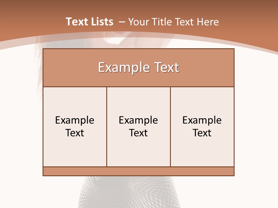 Future Fetish Beauty PowerPoint Template