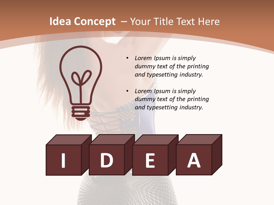 Future Fetish Beauty PowerPoint Template