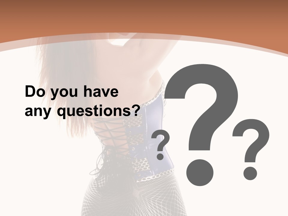 Future Fetish Beauty PowerPoint Template