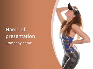 Cup High Leggings PowerPoint Template