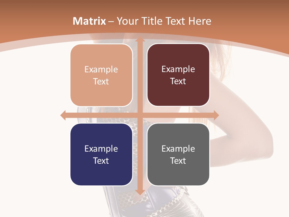 Cup High Leggings PowerPoint Template