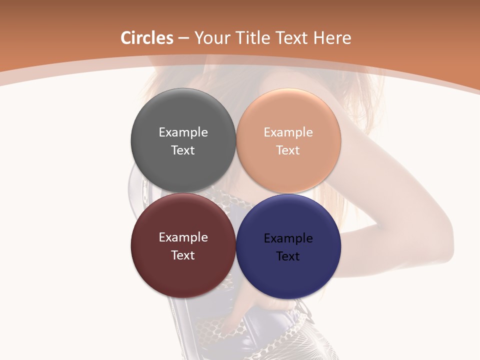 Cup High Leggings PowerPoint Template
