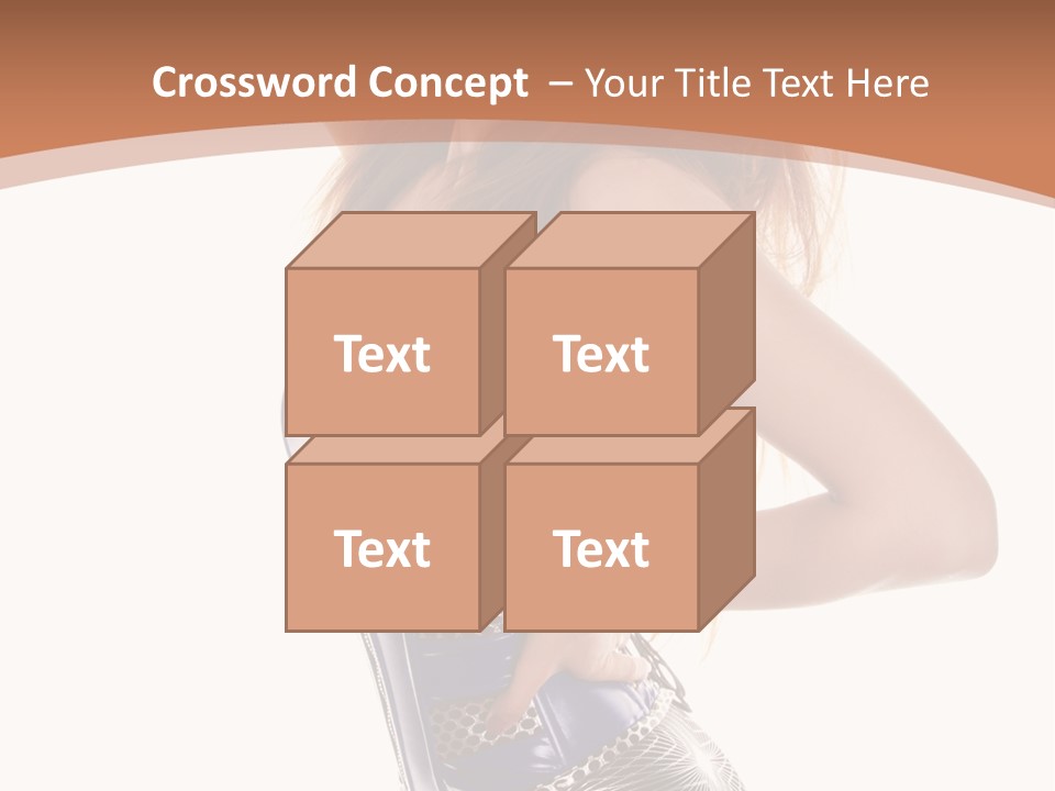 Cup High Leggings PowerPoint Template