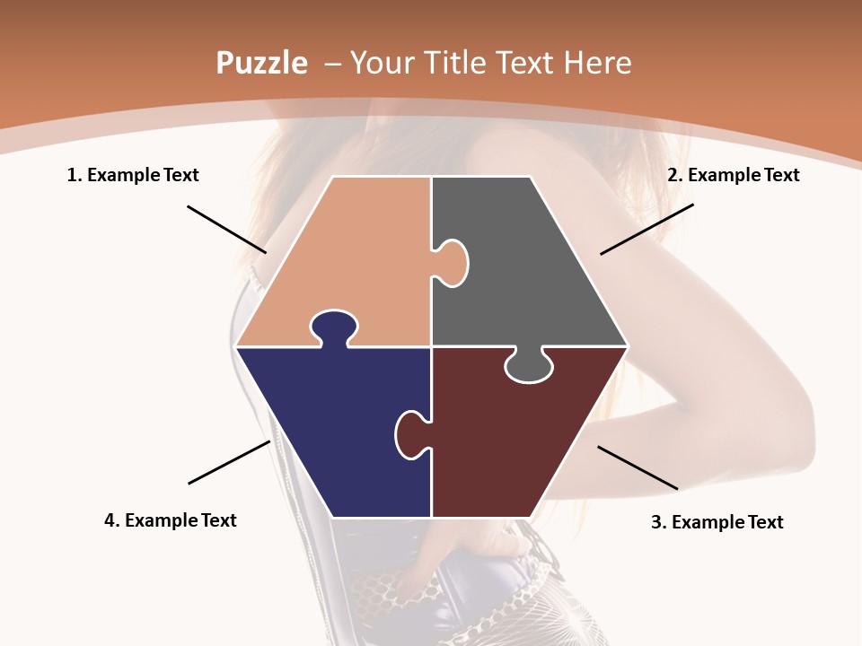 Cup High Leggings PowerPoint Template