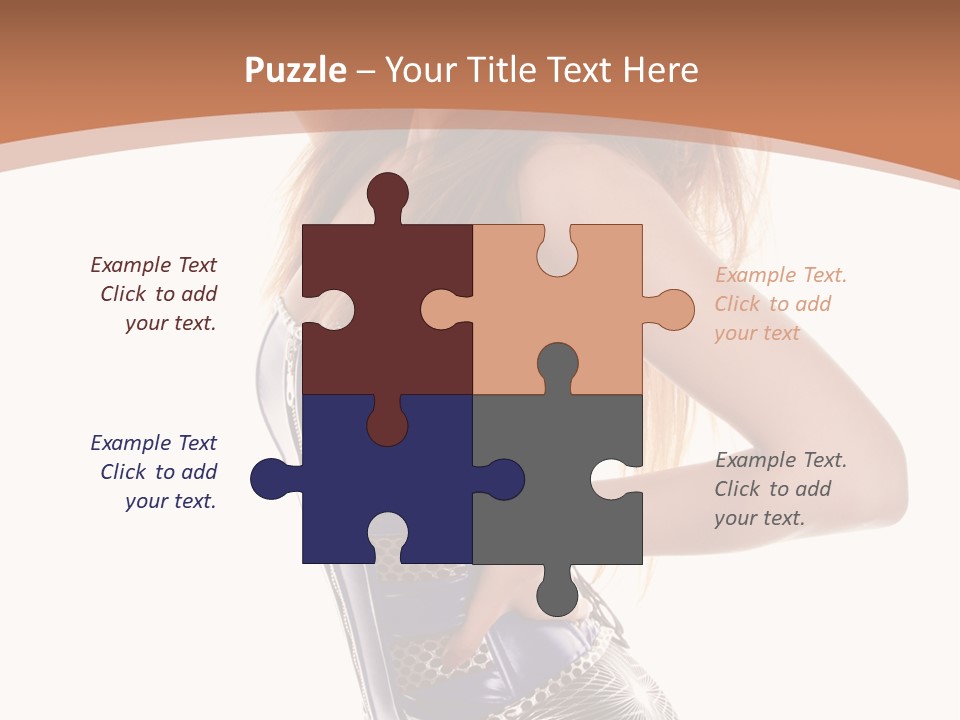 Cup High Leggings PowerPoint Template