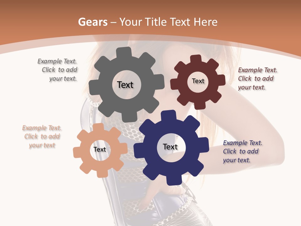 Cup High Leggings PowerPoint Template