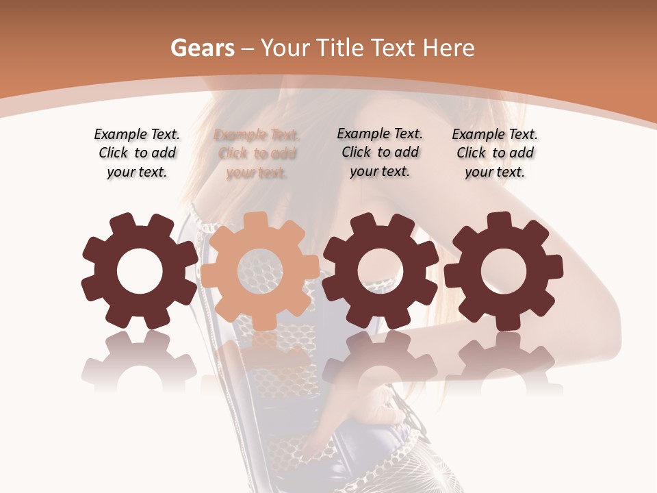 Cup High Leggings PowerPoint Template