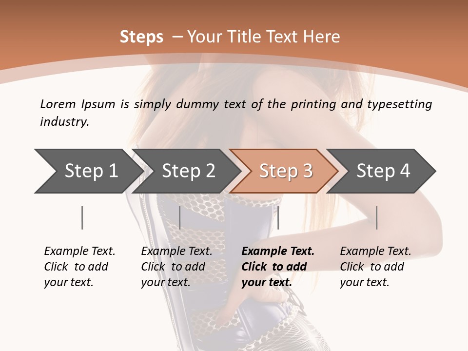 Cup High Leggings PowerPoint Template