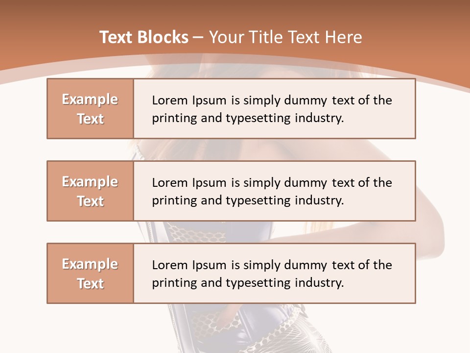 Cup High Leggings PowerPoint Template