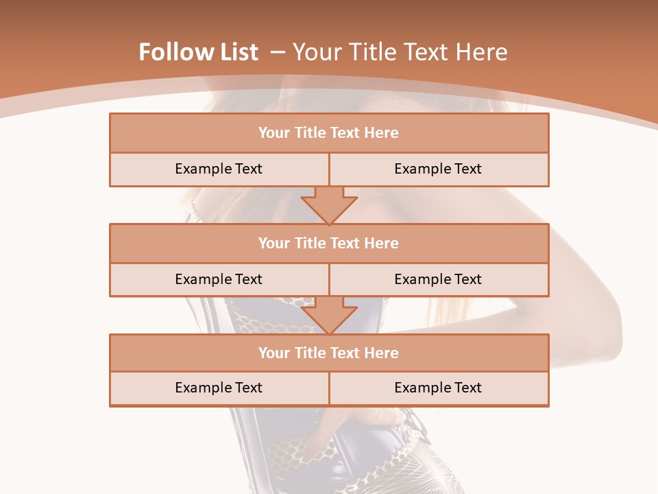 Cup High Leggings PowerPoint Template