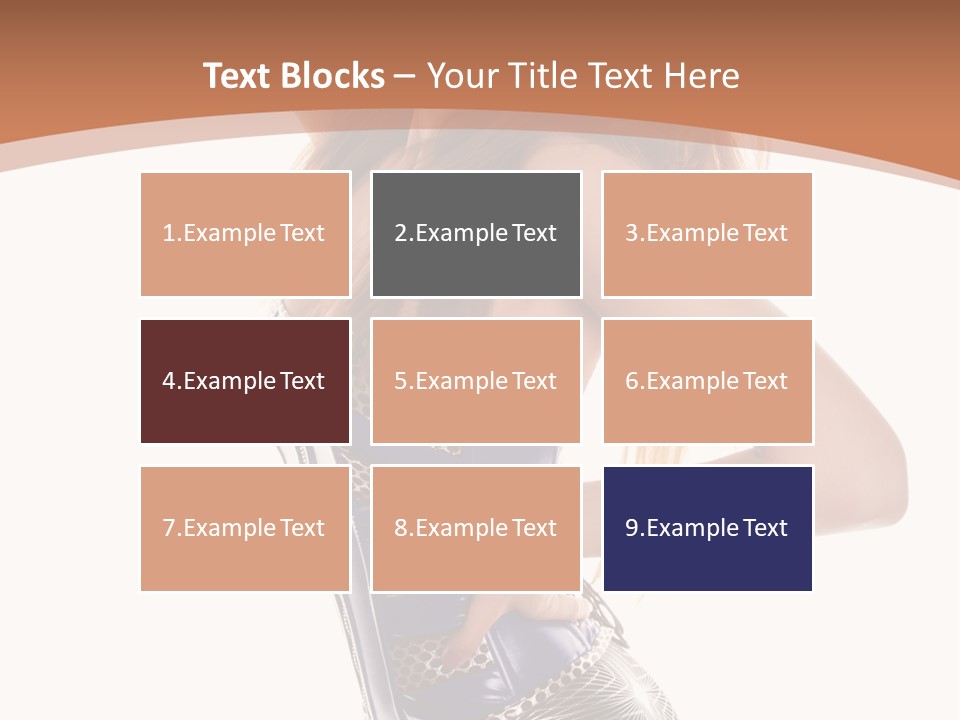 Cup High Leggings PowerPoint Template