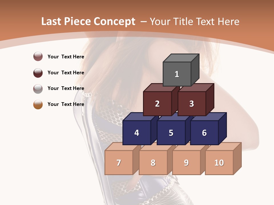 Cup High Leggings PowerPoint Template