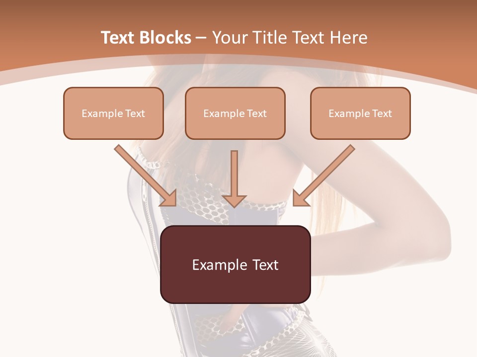 Cup High Leggings PowerPoint Template