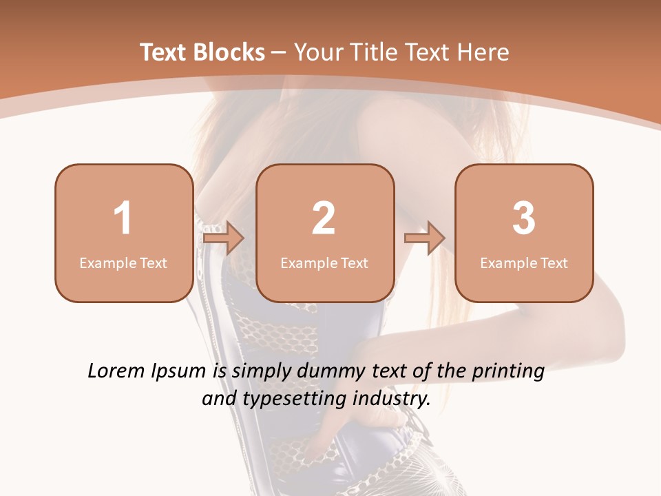 Cup High Leggings PowerPoint Template