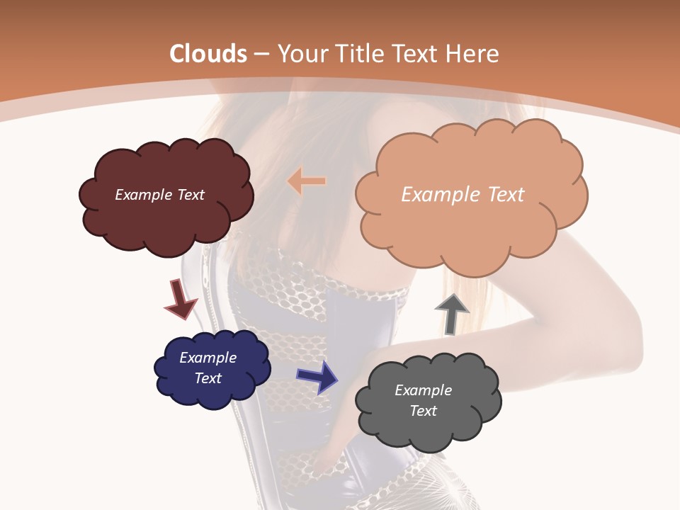 Cup High Leggings PowerPoint Template