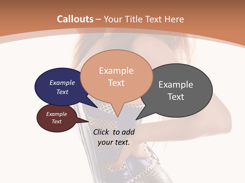 Cup High Leggings PowerPoint Template