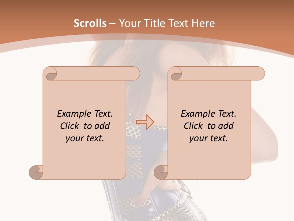 Cup High Leggings PowerPoint Template