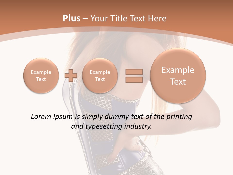 Cup High Leggings PowerPoint Template