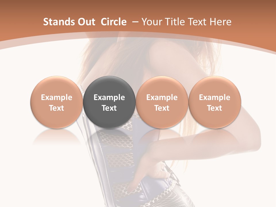 Cup High Leggings PowerPoint Template
