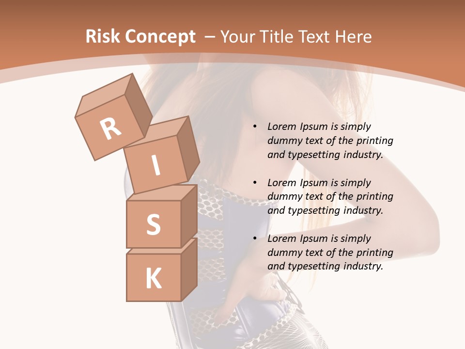 Cup High Leggings PowerPoint Template