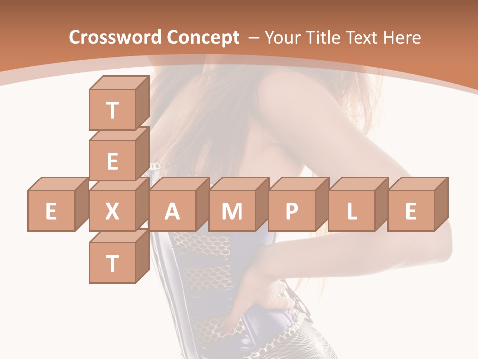 Cup High Leggings PowerPoint Template